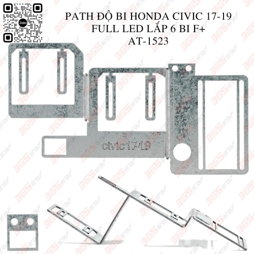PATH ĐỘ BI HONDA CIVIC 17-19 FULL LED - LẮP 6 BI F+ - AT-1523